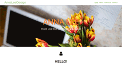 Desktop Screenshot of annaleedesign.com