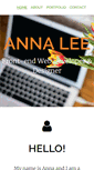 Mobile Screenshot of annaleedesign.com